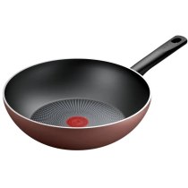 Сковорода ВОК Tefal Resource, 28см, алюміній, бакеліт, коричневий