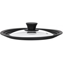 Крышка универсальная Ardesto Black Mars, Smart, 20х22х24см, стекло, силикон