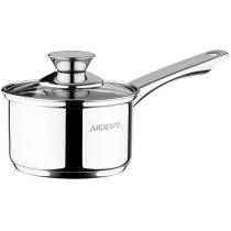 Ковш со стеклянной крышкой Ardesto Gemini Foggia, 0.7л, нержавеющая сталь