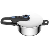 Скороварка Tefal Secure Trendy, 4л, з паровим кошиком, нержавіюча сталь, пластик