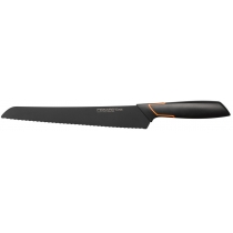 Кухонний ніж для хліба Fiskars Edge, 23.4см, нержавіюча сталь, пластик, чорний