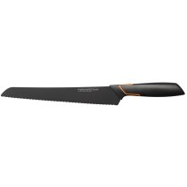 Кухонний ніж для хліба Fiskars Edge, 23.4см, нержавіюча сталь, пластик, чорний