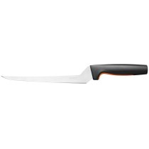 Кухонний ніж філейний Fiskars Functional Form, 21.6см, нержавіюча сталь, пластик, чорний