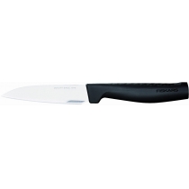 Кухонний ніж для коренеплодів Fiskars Hard Edge, 11см, нержавіюча сталь, пластик, чорний