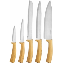 Набір ножів Ardesto Midori, 5 предметів, нержавіюча сталь, пластик