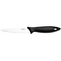 Кухонний ніж для коренеплодів Fiskars Essential, 11см, нержавіюча сталь, пластик, чорний