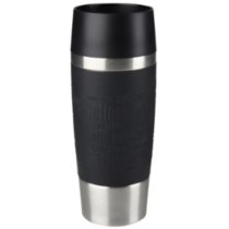 Термочашка Tefal Travel Mug, 360мл, нержавіюча сталь, пластик, чорний