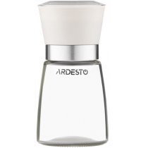 Мельница для соли и перца Ardesto Gemini, 180мл, стекло, пластик, прозрачный, бежевый