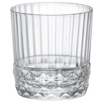 Набір склянок низьких Bormioli Rocco America'20s, 370мл, h92мм, 6шт, скло, прозорий