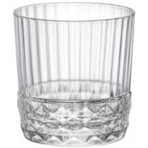 Набір склянок низьких Bormioli Rocco America'20s, 370мл, h92мм, 4шт, скло, прозорий