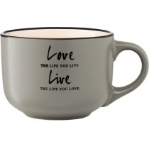 Чашка  Ardesto Way of life, 550мл, керамика, серый