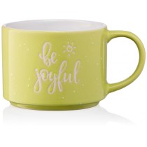 Чашка Ardesto Be joyful, 330мл, керамика, желтый