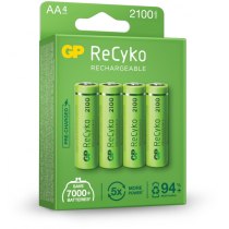 Акумулятор GPNіMH 1,2V ReСyko Rechargeable AA 2100mAh (210AAHCE-EB4), 4 шт. у пачці