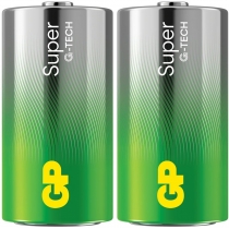 Батарейка GP Super Alkaline 1,5V, LR14, лужна (14A21-S2) 2 шт. в пвх упаковці