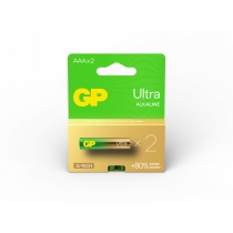 Батарейка GP ULTRA Alkaline AAА 1.5V, LR03 (24AU21-SB2), 2 шт. у пачці