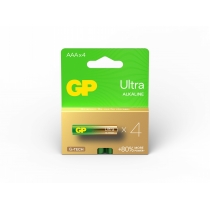 Батарейка GP ULTRA Alkaline AAА 1.5V, LR03 (24AU21-SB4), 4 шт. у пачці