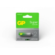 Батарейка GP SUPER Alkaline AAА 1.5V, LR03, (24A21-SB2), 2 шт. у пачці