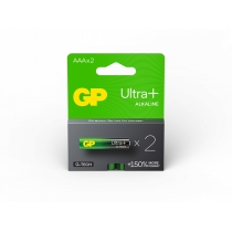 Батарейка GP Ultra PLUS Alkaline AAА 1.5V, LR03, (24AUP21-SB2), 2 шт. у пачці