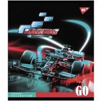 Тетрадь 96 листов, линия, "Racing championship" мат. ВДЛ+УФ-выб.+микроэмбосинг