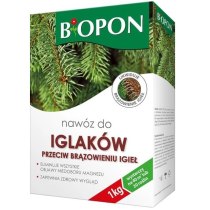 Добриво гранульоване для  хвойних рослин проти пожовтіння ТМ Biopon, 3кг