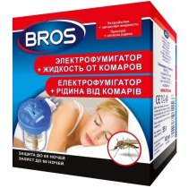 Інсектицидний засіб Електрофумігатор+рідина в комарів 60ночей ТМ Bros