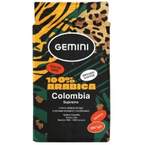 Кава натуральна смажена Gemini в зернах Colombia Supremo - Еспресо 250г