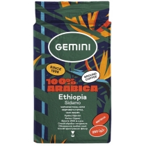 Кава натуральна смажена Gemini в зерна  Ethiopia Sidamo - Еспресо 250г