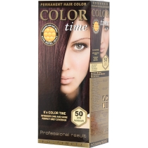Фарба для волосся Color Time № 50 (темний махагон)