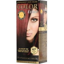 Фарба для волосся Color Time № 67 (інтенсивний червоний)