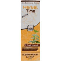 Фарбуюча крем-хна для волосся HERBAL TIME (0) безбарвна з глиною