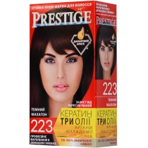 Крем-фарба №223 для волосся vip`s Prestige Темний махагон 100мл