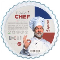 Форма з рифленим бортом BRAVO CHEF, 27 см