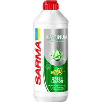 Гель для миття посуду ТМ SARMA Platinum зелений лимон 500 мл
