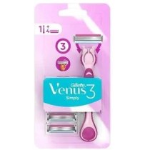 Бритва ТМ GILLETTE SIMPLY VENUS з 4 змінними касетами