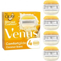 Змінні касети для гоління ТМ GILLETTE VENUS&OLAY ComfortGlide Кокос 4шт