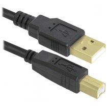 Кабель Defender USB04-06PRO USB2.0 AM-BM 1.8м, 2фер, Blister (87430)