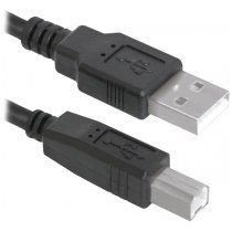Кабель Defender USB04-06 USB2.0 AM-BM, 1.8м, пакет (83763)
