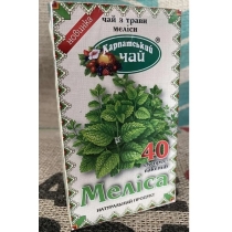 Чай трав'яний  Карпатський Меліса, 40шт х 1,35г