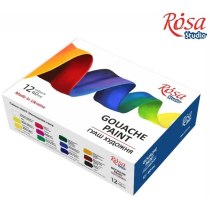 Набор гуашевых красокMODERN, 12*40мл, ROSA Studio