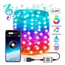 Гірлянда 100 LED "Smart Роса" Bluetooth, USB, 10м