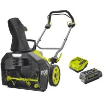 Снегоуборочная машина аккумуляторная Ryobi RY36STX45A-140, 36В MAX POWER, АКБ 1х4Ач, ширина 45см, бе