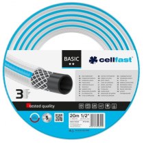Шланг садовый Cellfast BASIC 1/2" 20м 3 слоя до 25бар -20…+60°C