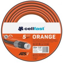 Шланг садовый Cellfast ORANGE 1/2' 25 м 5 слоев до 24бар -10…50°C