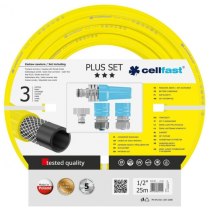 Набор для полива Cellfast PLUS в комплекте шланг 1/2' 25м 3 слоя -10…+50°C ороситель комплект для по