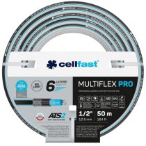 Шланг садовый Cellfast MULTIFLEX PRO 1/2" 50м 6 слоев до 35бар -20…+65°C