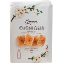 Grona Печенье Листовое Подушка малина, 328 г мультипак