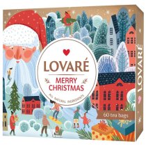 Колекція пакетованого чаю Lovare Merry Christmas 12 видів по 5 шт