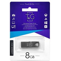Флеш-драйв USB 8GB T&G металева серія 117 чорний