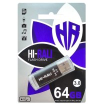 Флеш-драйв 3.0 USB 64GB Hi-Rali Rocket серiя чорний