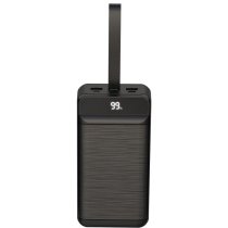 Портативное зарядное устройство XO PR157 - 40000 mAh 3-Input PD20W + QC22.5W with light (Чорний)